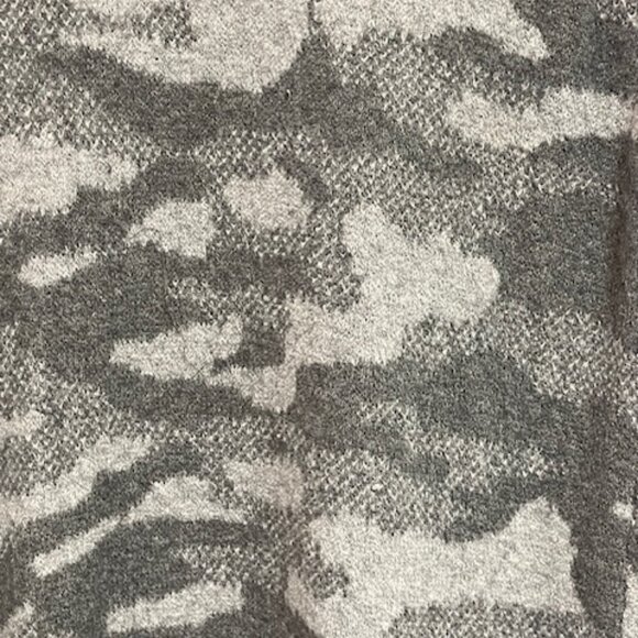 William Rast Open Front Gray Camo Sweater - XS - Picture 2 of 7
